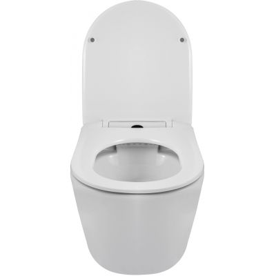 Balneo Luxa miska WC z deską wolnoopadającą wisząca bez kołnierza biały G0101010101-1
