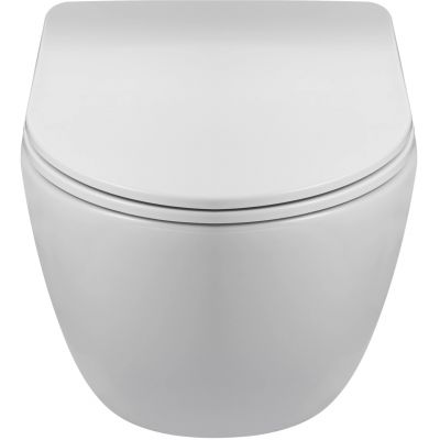 Balneo Luna miska WC z deską wolnoopadającą wisząca bez kołnierza biały G0101010101-2