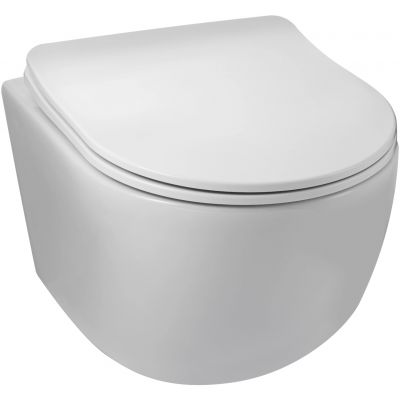 Balneo Luna miska WC z deską wolnoopadającą wisząca bez kołnierza biały G0101010101-2