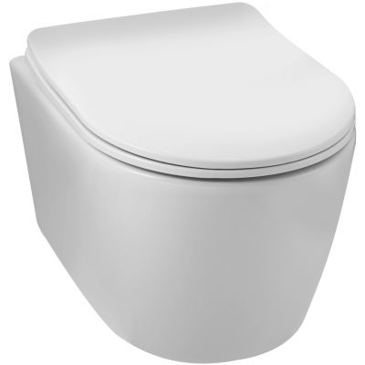 Balneo Luxa Tornado miska WC z deską wolnoopadającą wisząca bez kołnierza biały G0101010101-4