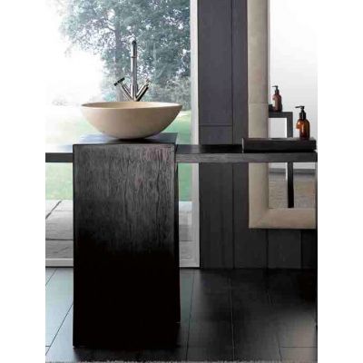 Bathco Spain Catania Beige umywalka 40,5 cm nablatowa okrągła beżowa 00301