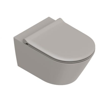 Catalano Zero miska WC wisząca bez kołnierza satin tortora 0111550032