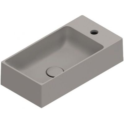 Catalano Verso umywalka 50x25 cm prostokątna ścienna szary/kamień 0220521023