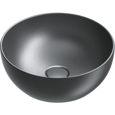 Catalano Green umywalka 40 cm okrągła nablatowa czarna 0423400022