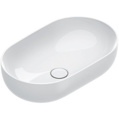 Catalano Sfera umywalka 60x37 cm owalna nablatowa biała 0522610001