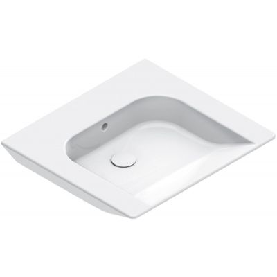 Catalano Comfort umywalka 60x55 cm prostokątna ścienna biała 0920600001