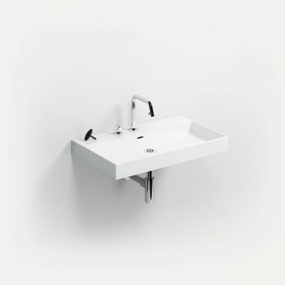 Clou New Wash Me umywalka 70x42 cm prostokątna ścienna-nablatowa biała CL/02.01432
