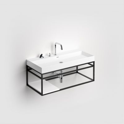 Clou New Wash Me umywalka 110x42 cm prostokątna ścienna-nablatowa biała CL/02.01438