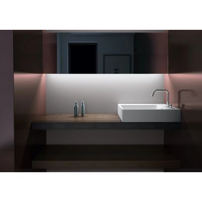 Clou Flush umywalka 60x42 cm prostokątna ścienna-nablatowa biała CL/02.13020