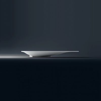 Clou First umywalka 84x38 cm owalna nablatowa biała CL/02.27011