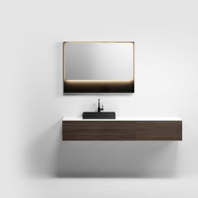 Clou New Wash Me umywalka 50x42 cm prostokątna ścienna-nablatowa czarna CL/02.30430