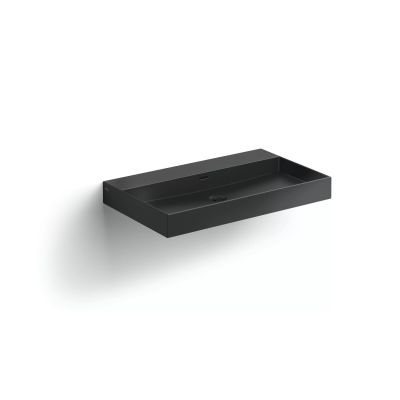 Clou New Wash Me umywalka 70x42 cm prostokątna ścienna-nablatowa czarna CL/02.30432