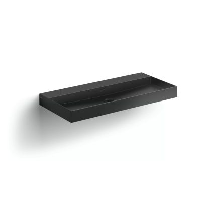 Clou New Wash Me umywalka 90x42 cm prostokątna ścienna-nablatowa czarna CL/02.30434