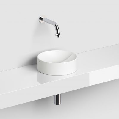 Clou Vale umywalka 22x22 cm okrągła nablatowa biała CL/03.02164