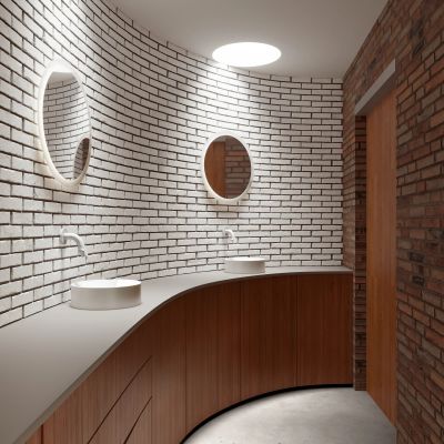 Clou Vale umywalka 22x22 cm okrągła nablatowa biała CL/03.02164