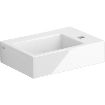 Clou Flush umywalka 36x24,5 cm prostokątna ścienna-nablatowa biała CL/03.03020