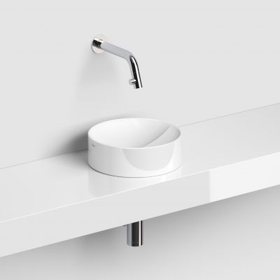 Clou Vale umywalka 22x22 cm okrągła nablatowa biała CL/03.03164