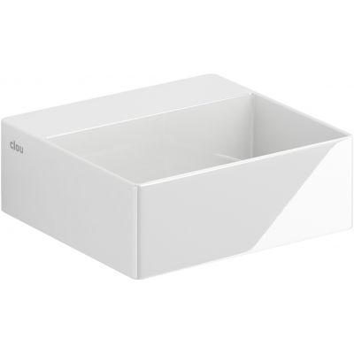 Clou New Flush umywalka 28x27 cm prostokątna ścienna-nablatowa biała CL/03.03410