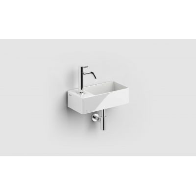 Clou New Flush umywalka 35x18 cm prostokątna ścienna-nablatowa biała CL/03.03432.01