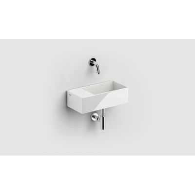 Clou New Flush umywalka 35x18 cm prostokątna ścienna-nablatowa biała CL/03.03432
