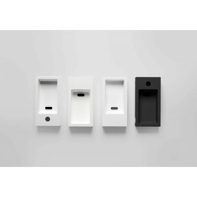 Clou Flush umywalka 36x18 cm prostokątna ścienna-nablatowa biała CL/03.08032