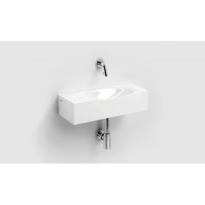 Clou Hammock umywalka 45x18 cm prostokątna ścienna-nablatowa biała CL/03.08370