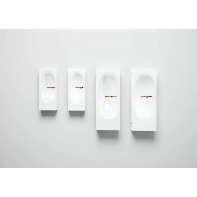 Clou Hammock umywalka 45x18 cm prostokątna ścienna-nablatowa biała CL/03.08370