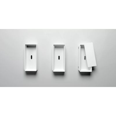 Clou New Flush umywalka 38x18 cm prostokątna ścienna-nablatowa biała CL/03.13431.02