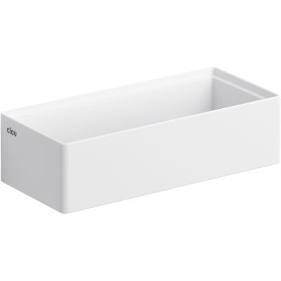 Clou New Flush umywalka 38x18 cm prostokątna ścienna-nablatowa biała CL/03.13431