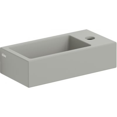 Clou Flush umywalka 36x18 cm prostokątna ścienna-nablatowa szara CL/03.32030
