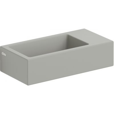 Clou Flush umywalka 36x18 cm prostokątna ścienna-nablatowa szara CL/03.32031
