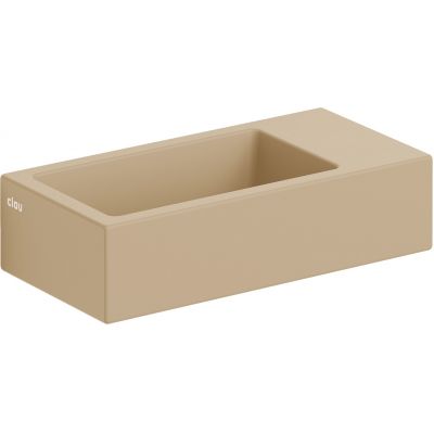 Clou Flush umywalka 36x18 cm prostokątna ścienna-nablatowa musztardowa CL/03.34031