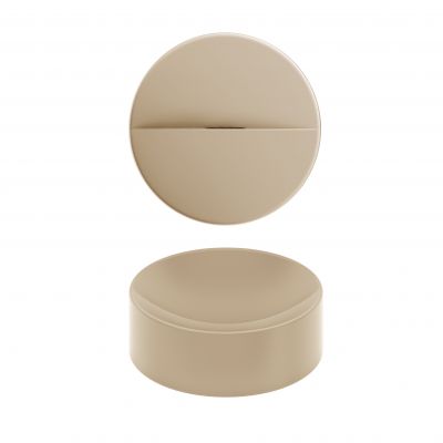 Clou Vale umywalka 22x22 cm okrągła nablatowa musztardowa CL/03.34164