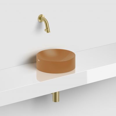 Clou Vale umywalka 22x22 cm okrągła nablatowa piaskowa CL/03.36164