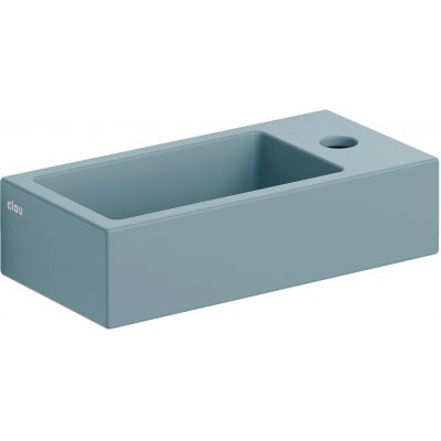 Clou Flush umywalka 36x18 cm prostokątna ścienna-nablatowa niebieska CL/03.38030