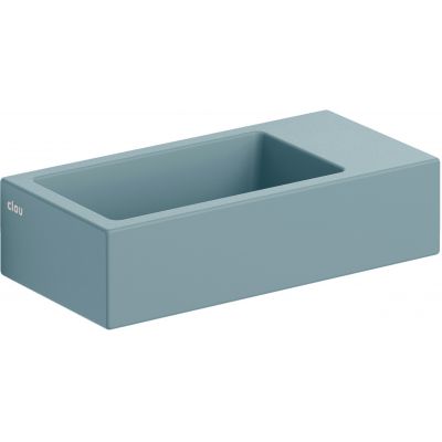 Clou Flush umywalka 36x18 cm prostokątna ścienna-nablatowa niebieska CL/03.38031