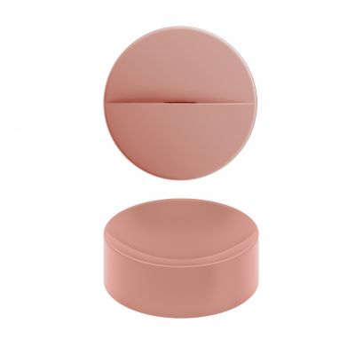 Clou Vale umywalka 22x22 cm okrągła nablatowa różowa CL/03.40164