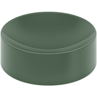 Clou Vale umywalka 22x22 cm okrągła nablatowa zielona CL/03.42164
