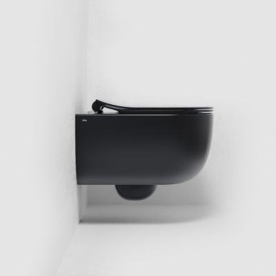 Clou Hammock miska WC wisząca bez kołnierza czarny mat CL/04.01070.21