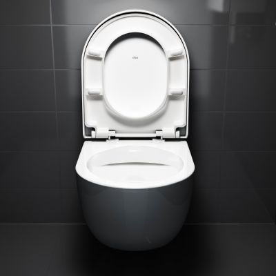 Clou Hammock miska WC z deską wolnoopadającą wisząca bez kołnierza biały połysk CL/04.01080