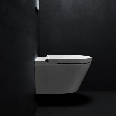 Clou Clever toaleta myjąca wisząca bez kołnierza ze spłukiwaniem wirowym biała CL/04.05020