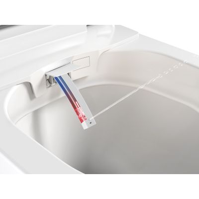 Clou Clever toaleta myjąca wisząca bez kołnierza ze spłukiwaniem wirowym biała CL/04.05020