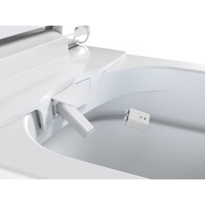 Clou Clever toaleta myjąca wisząca bez kołnierza ze spłukiwaniem wirowym biała CL/04.05020