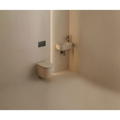 Clou InBe umywalka 41x22,5 cm owalna ścienna musztardowy mat IB/03.34016