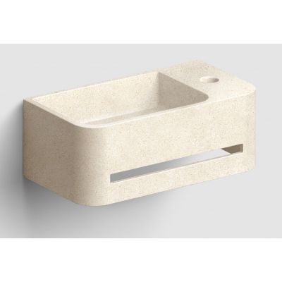 Clou InBe umywalka 43x23 cm prostokątna ścienna beż IB/03.70030.02.01.R     