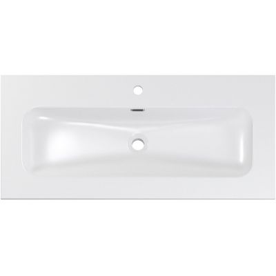 Comad Fly umywalka 101x46 cm prostokątna meblowa biała FLY WHITE GLOSS UM 100-46 DP ( E-8073-100 )