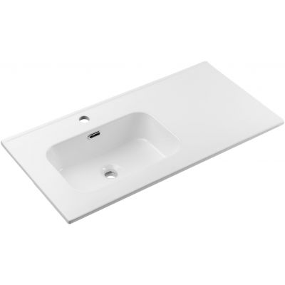 Comad Go 2 umywalka 91x46 cm prostokątna meblowa biała GO 2 90CM L DP ( E-8095-90L )