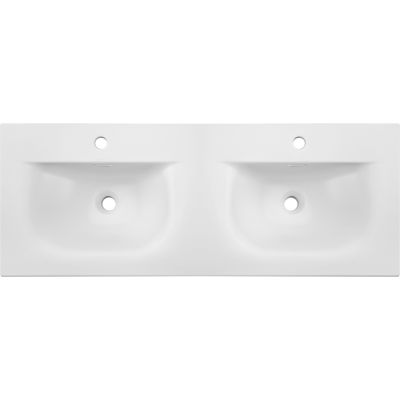 Comad Talia Casella umywalka Sky biała z dwiema szafkami podumywalkowymi zestaw 120 cm dąb-czarny SET-TC 120CM UM SKY 1 MW