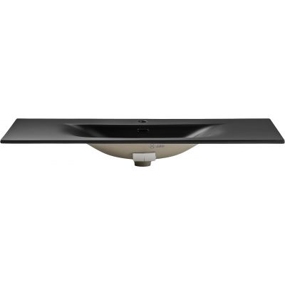 Comad Sky umywalka 121x46 cm prostokątna meblowa czarna SKY 1 BLACK MATT 120 DP ( E-8099-120 )