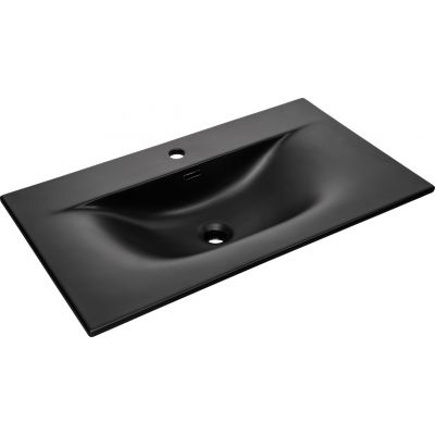 Comad Sky umywalka 81x46 cm prostokątna meblowa czarna SKY 1 BLACK MATT 80 DP ( E-8099-80 )